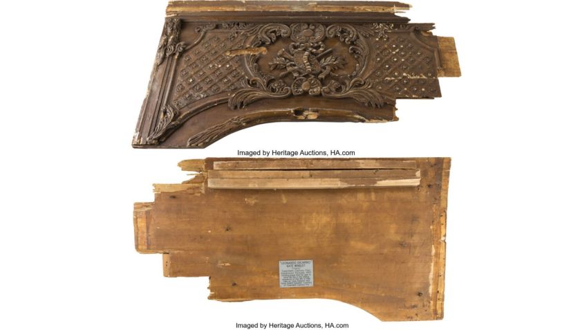 Adereço usado no filme "Titanic" foi inspirado no pedaço completo mais famoso dentre os destroços recuperados da tragédia de 1912/ Heritage Auctions, HA.com