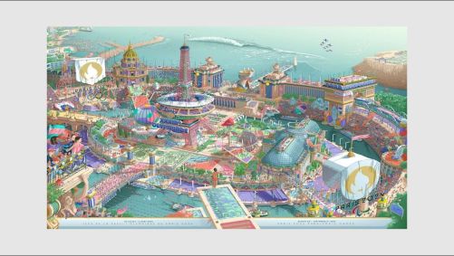 Pôster dos Jogos Olímpicos Paralímpicos de Paris 2024