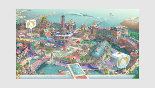 Pôster dos Jogos Olímpicos Paralímpicos de Paris 2024
