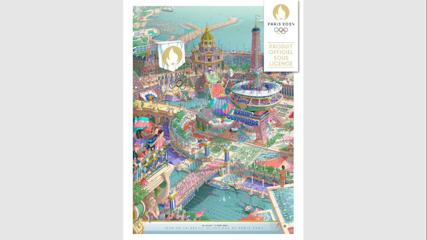 Pôster dos Jogos Olímpicos Paralímpicos de Paris 2024 / Divulgação/Paris 2024