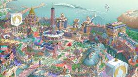 Pôster dos Jogos Olímpicos Paralímpicos de Paris 2024