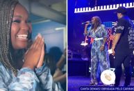 Após BBB24, Raquele canta com Matheus & Kauan em show da dupla