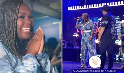 Após BBB24, Raquele canta com Matheus & Kauan em show da dupla