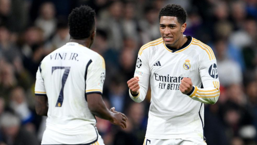 Vini Jr. e Bellingham brilharam em classificação contra o Leipzig
