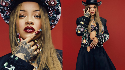 Rihanna é a capa do April Issue da Vogue China