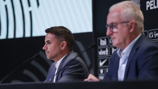 Rodrigo Caetano e Dorival Júnior em primeira convocação da Seleção Brasileira