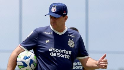 Rogério Ceni em treino do Bahia