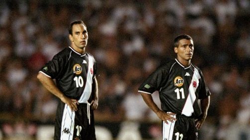 Edmundo e Romário foram companheiros no Vasco