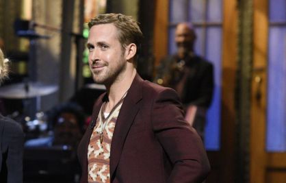 Ryan Gosling durante edição do programa Saturday Night Live