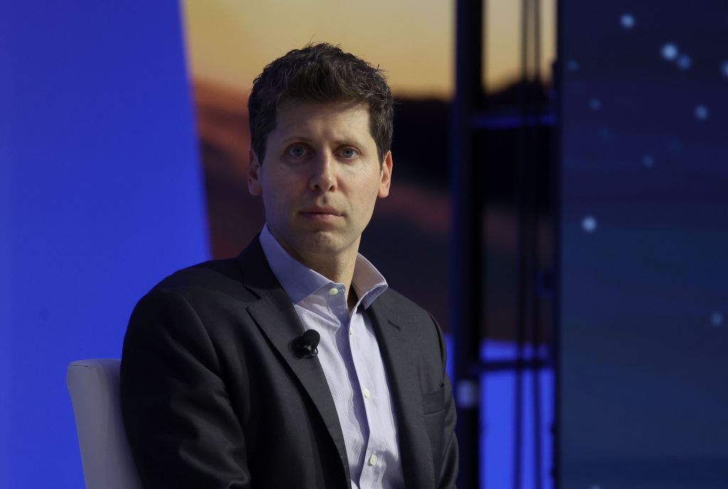 Sam Altman, CEO da OpenAI, em evento realizado na Califórnia em 2023