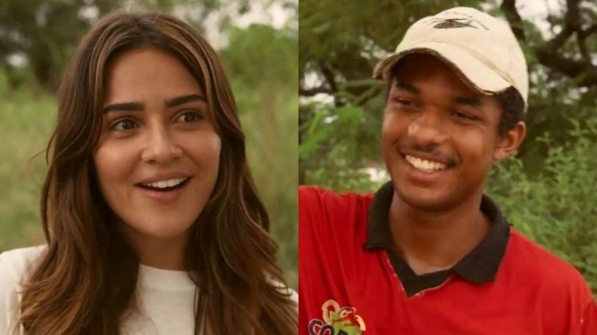 Sandra (Giullia Buscacio) e João Pedro (Juan Paiva) serão um casal em "Renascer" / Reprodução/Globoplay