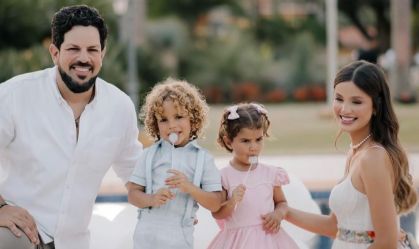 Cantor sertanejo e influenciadora já são pai de Theo, de 3 anos, e de Fernanda, de 2
