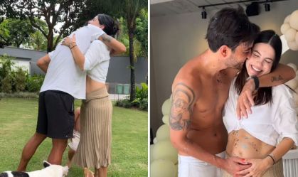 Sthefany Brito revela nome do 2º filho e diz que só roupas do marido cabem nela
