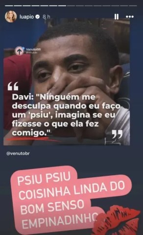 Piovani reagiu a fala de Davi sobre expulsão de Wanessa Camargo / Instagram/reprodução