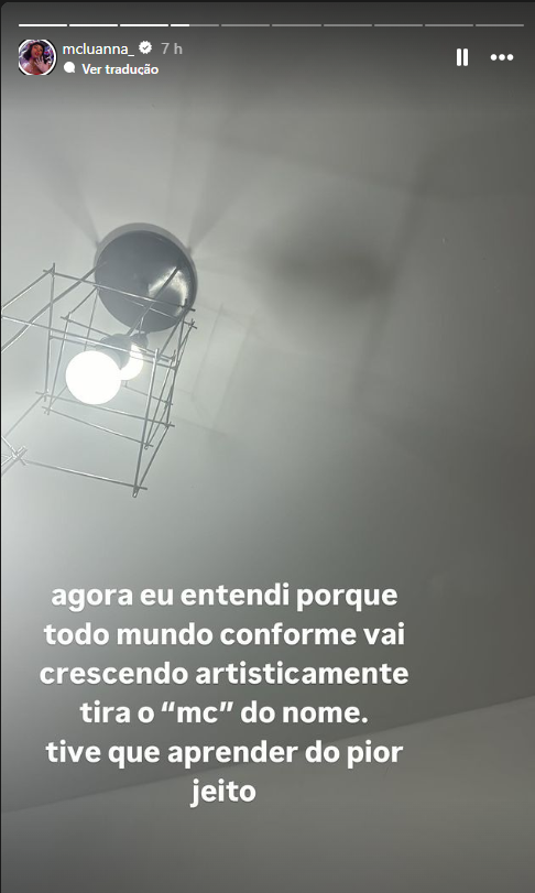 MC desabafou após ter show interrompido por "problemas técnicos" / Instagram/reprodução