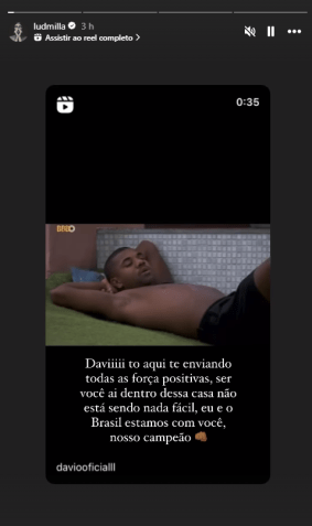 Após briga Davi chorou sozinho no gramado da casa / Instagram/Reprodução