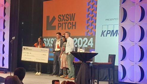 Um dos vencedores do SXSW Pitch de 2024, que premia as melhores start-ups em nove categorias