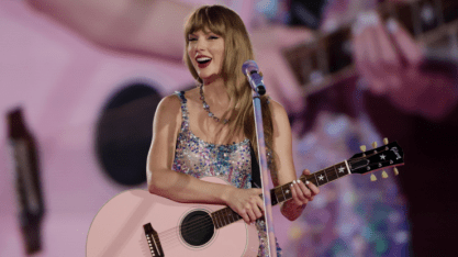 Taylor Swift em show na Singapura em março de 2024