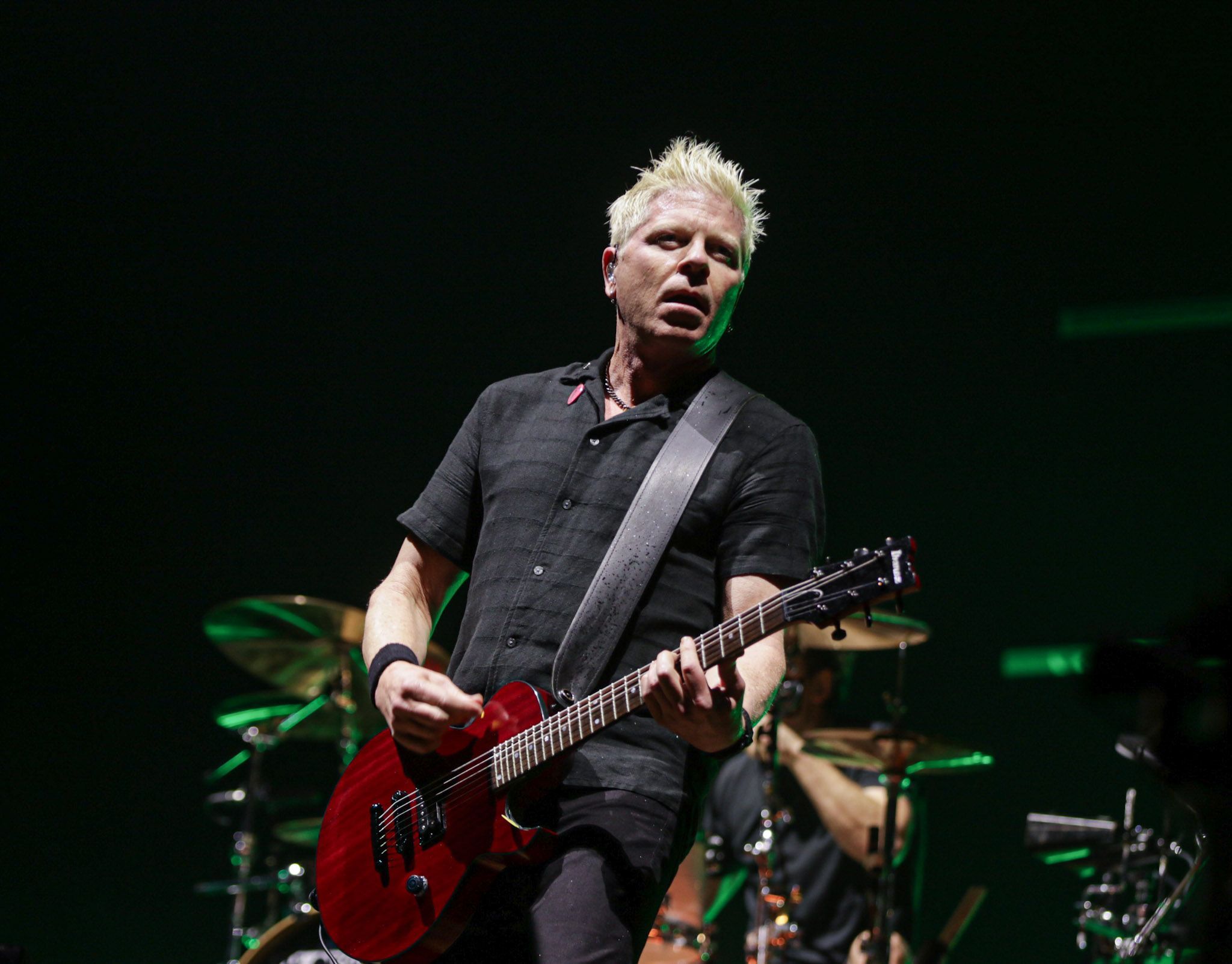 A banda The Offspring se apresenta no palco principal no 1° dia do festival Lollapalooza / Van Campos/Agnews