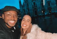 Thiaguinho e Carol Peixinho curtem viagem romântica a Milão; veja fotos