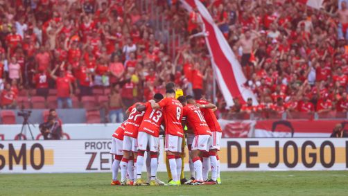 Internacional em partida no Beira-Rio
