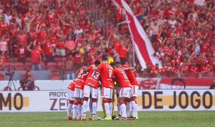 Internacional em partida no Beira-Rio