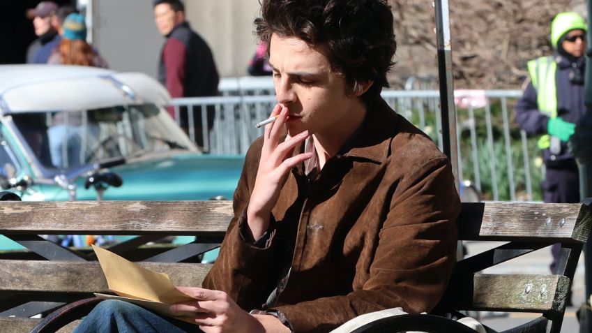 Timothée Chalamet em cena para "A Complete Unknown" / METROPOLIS/Bauer-Griffin/GC Images via Getty Images