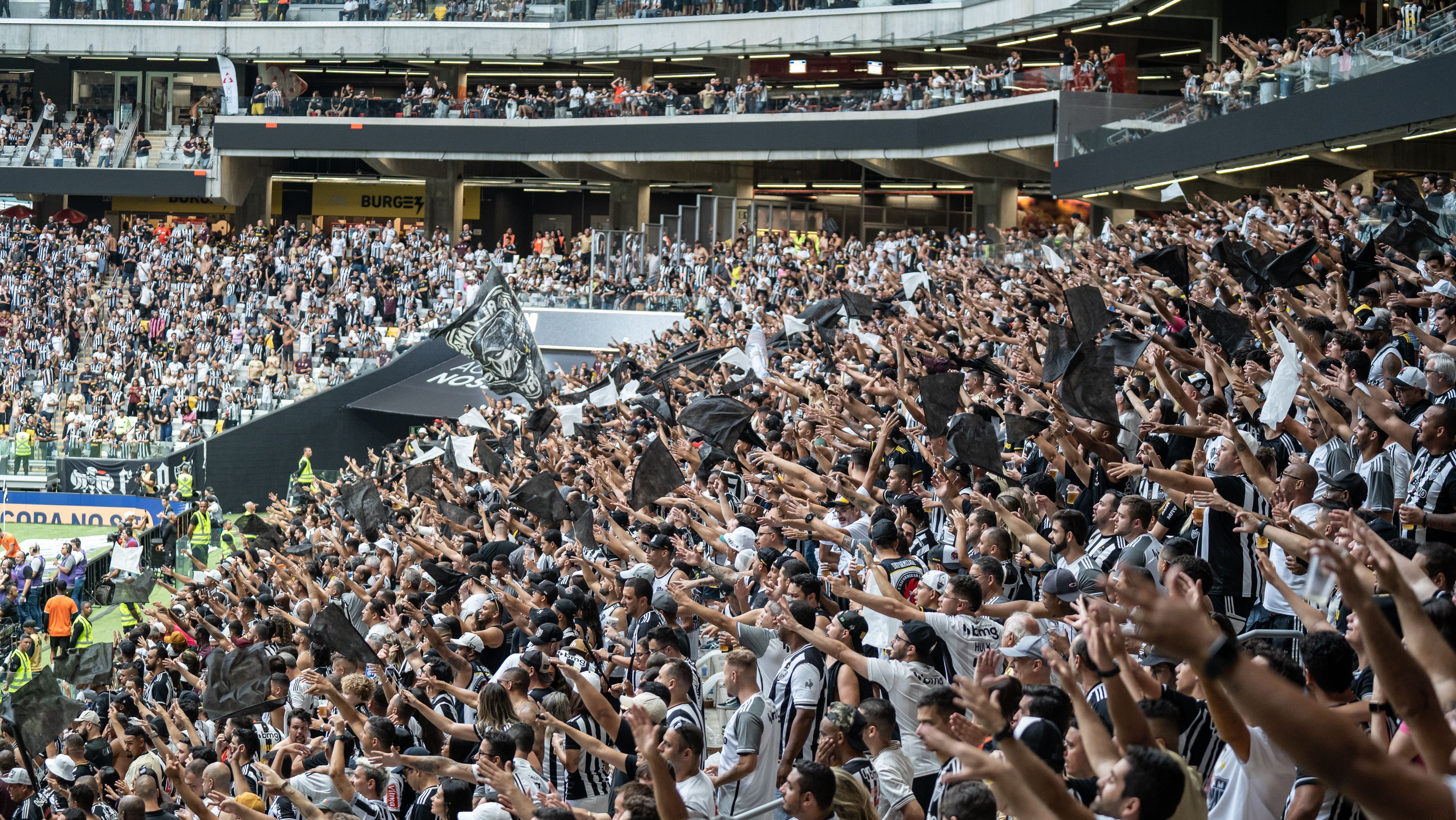 Torcida do Atlético-MG na Arena MRV