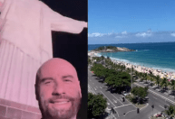 John Travolta comemora aniversário no Brasil e compartilha vídeos da viagem