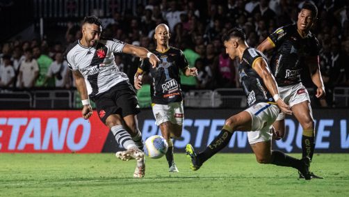 Lance de Vasco x Água Santa pela Copa do Brasil