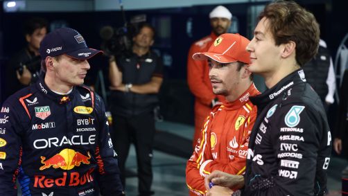 Max Verstappen, Charles Leclerc e George Russell vão largar no top-3 do GP do Bahrein