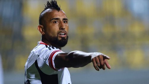 Arturo Vidal jogando pelo Colo-Colo