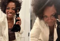 Viola Davis celebra boneca Barbie em sua homenagem: 