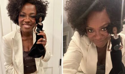 Viola Davis celebra boneca Barbie em sua homenagem