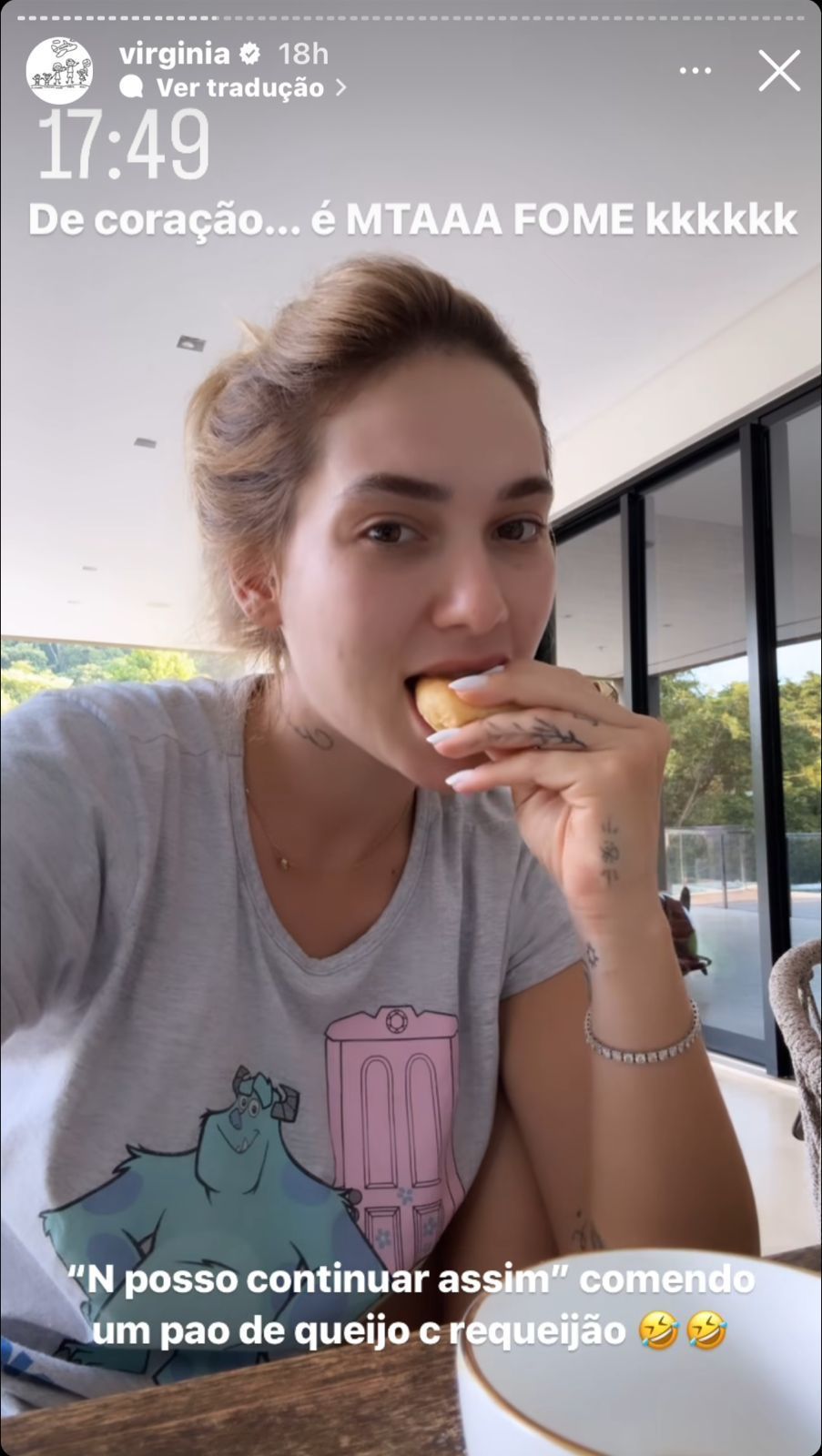 Virginia Fonseca contou que ganhou cinco quilos já no início da gestação / Reprodução/Instagram