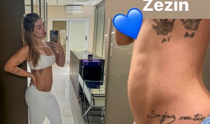 Virginia mostrou barriga de sua terceira gravidez na noite desta quinta-feira (29)