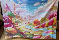 Cenários de evento viral inspirado em Willy Wonka são colocados à venda