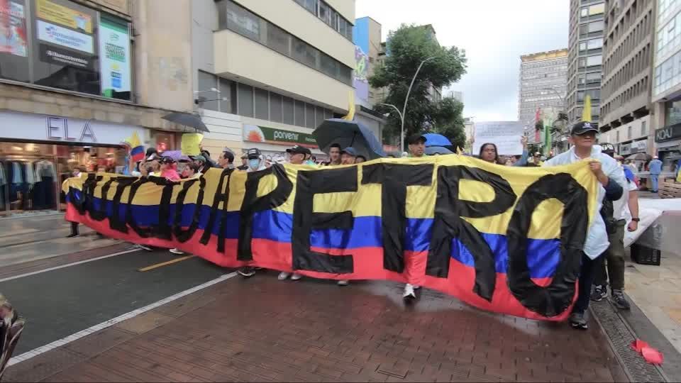 Thousands of Colombians protest Petro's economic, social reforms