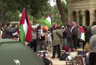 Manifestantes entram em confronto em protestos pró-Palestina nos EUA