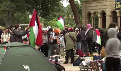 Manifestantes entram em confronto em protestos pró-Palestina nos EUA