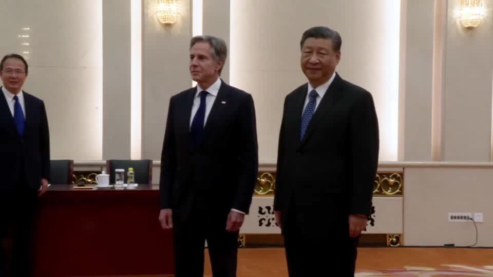 U.S. Secretary of State Blinken meets Chinese President Xi Jinping