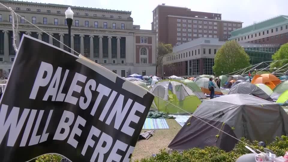 Columbia University's Pro-Palestinian protesters defy deadline to leave encampment