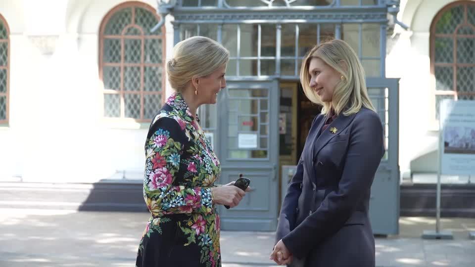 Duchess of Edinburgh meets First Lady of Ukraine in Kyiv