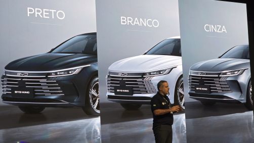 BYD King é apresentado em São Paulo, em junho de 2024