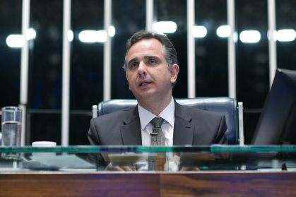 O presidente do Senado, Rodrigo Pacheco (PSD-MG)