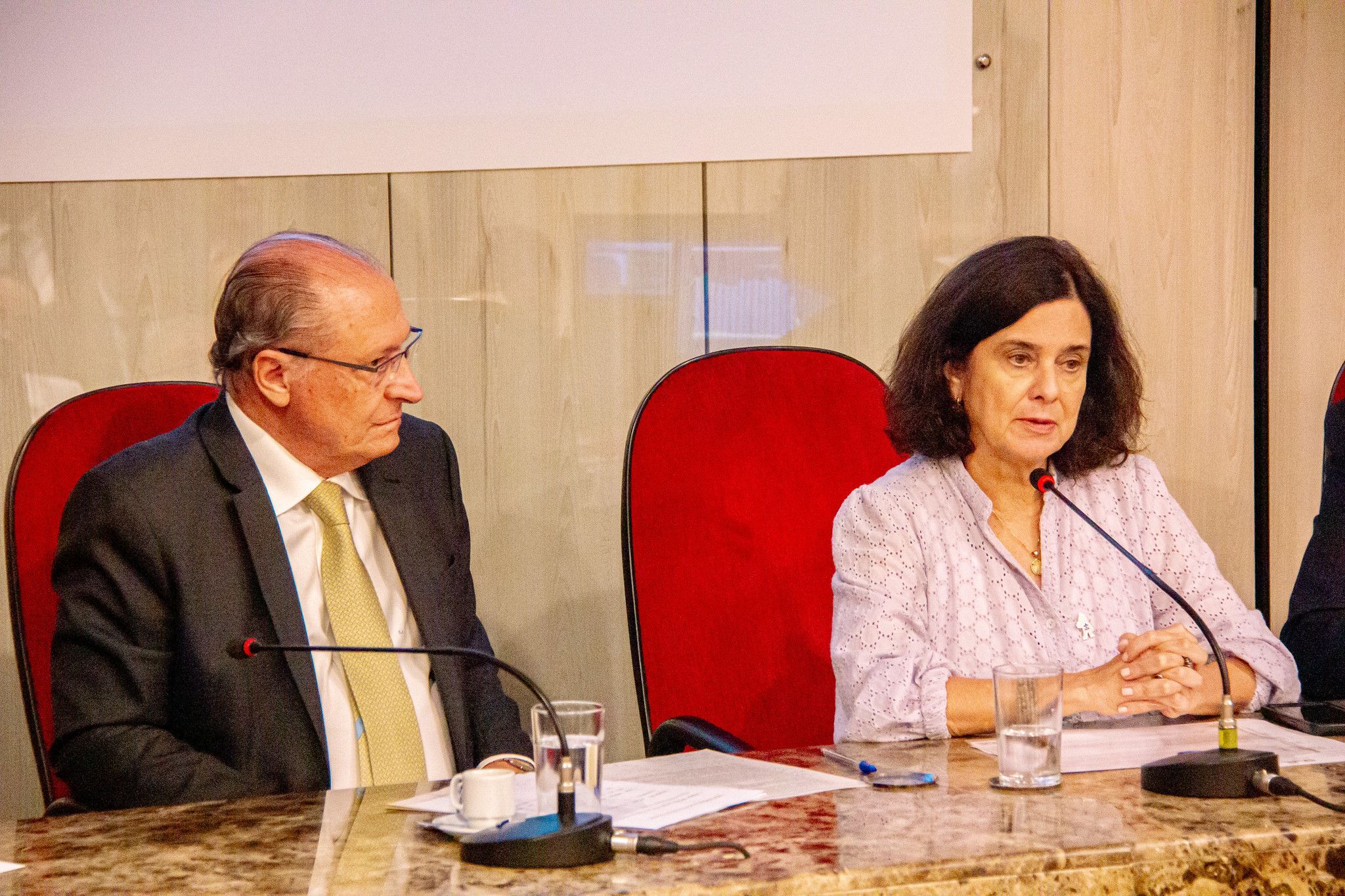 Geraldo Alckmin e Nísia Trindade