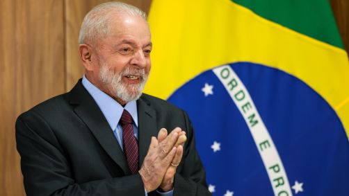 Presidente Luiz Inácio Lula da Silva recebe jornalistas em café da manhã no Palácio do Planalto