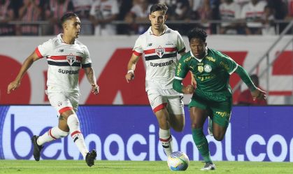 São Paulo e Palmeiras fazem clássico truncado e ficam no empate pela Série A