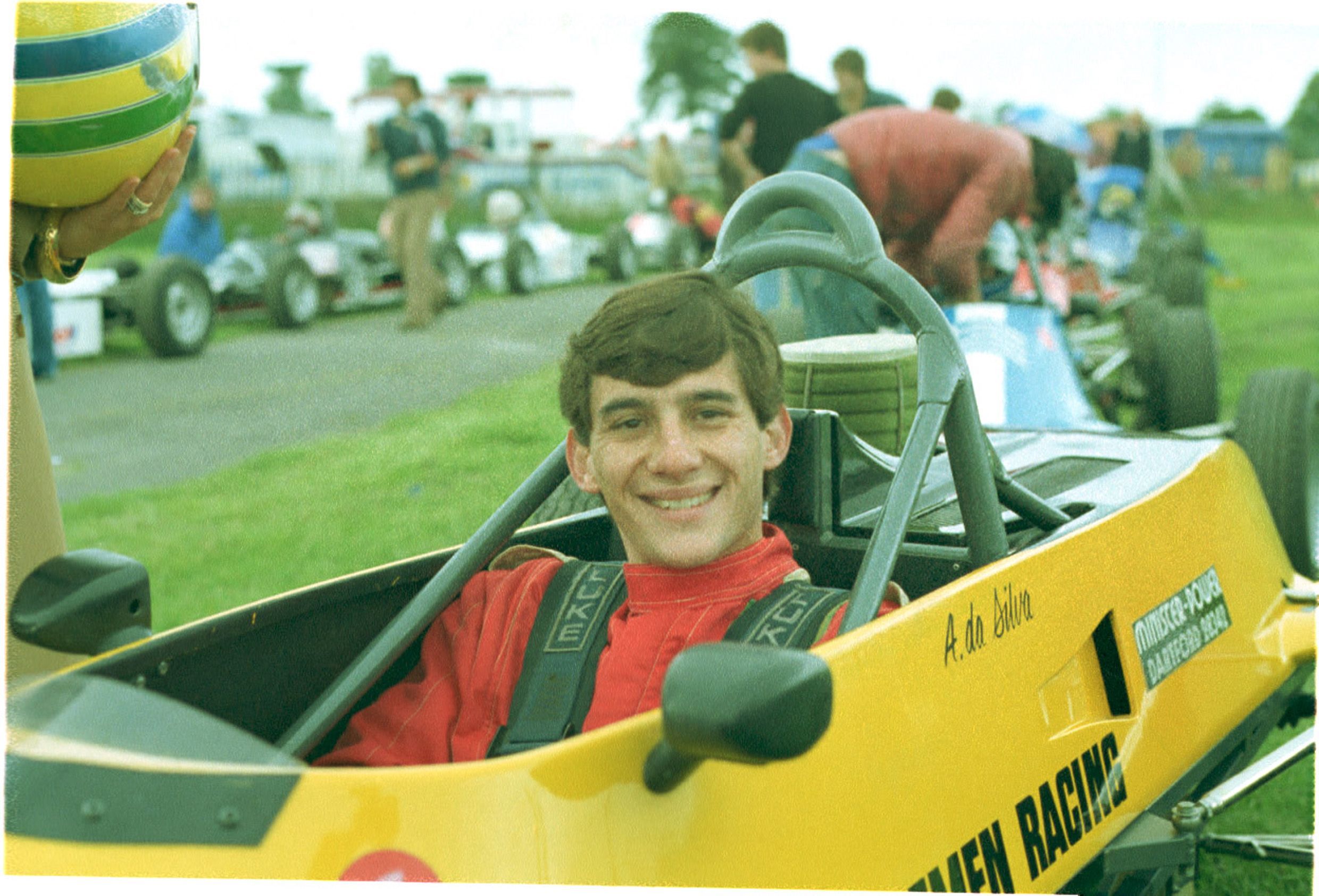 Piloto Ayrton Senna na juventude