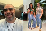 Adriano Imperador nega affair com Gracyanne: "Respeito muito o Belo"